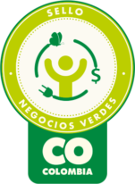 Sello de la certificacion de negocios verdes